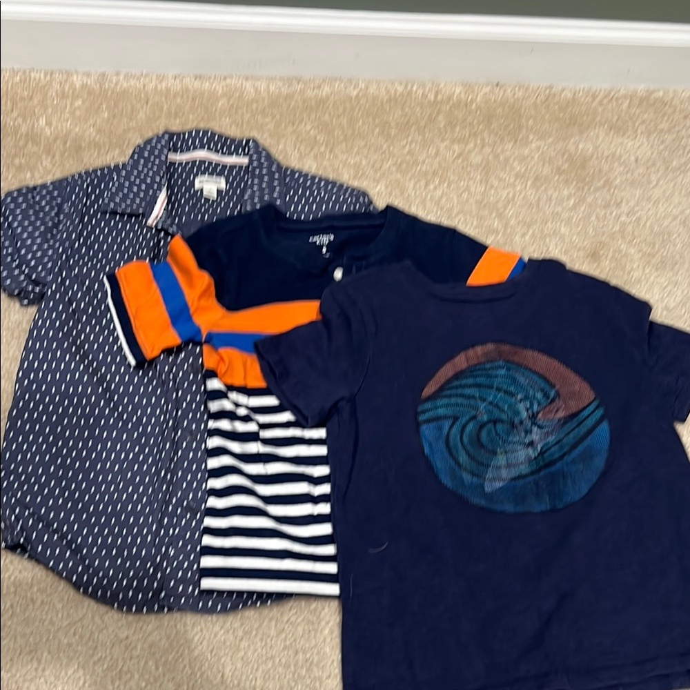 Navy Blue Kids Shirts - Gymboree/Carters/Gap